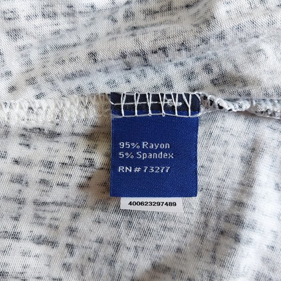 APT. 9 Black & White Soft Knit Tunic Wrap Top NWT - Picture 7 of 7